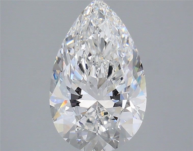 2.75 Carat Pear Shaped, Very Good Cut, E Color, VS1 Clarity, IGI Certified Lab Grown Diamond