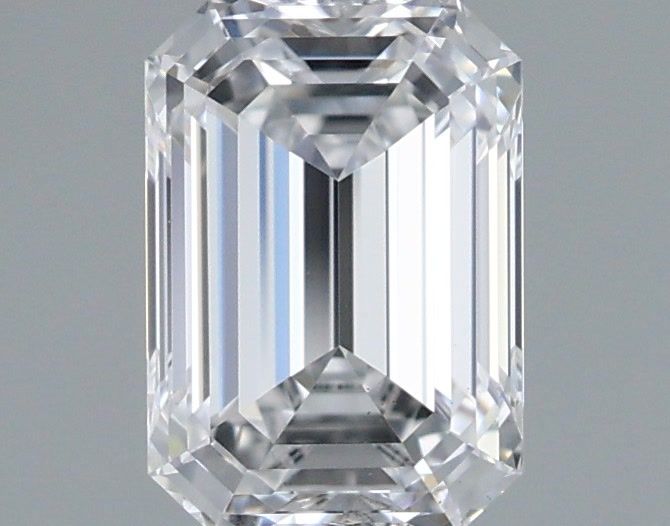 1.01 Carat Emerald Shaped, Ideal Cut, D Color, VS2 Clarity, IGI Certified Lab Grown Diamond