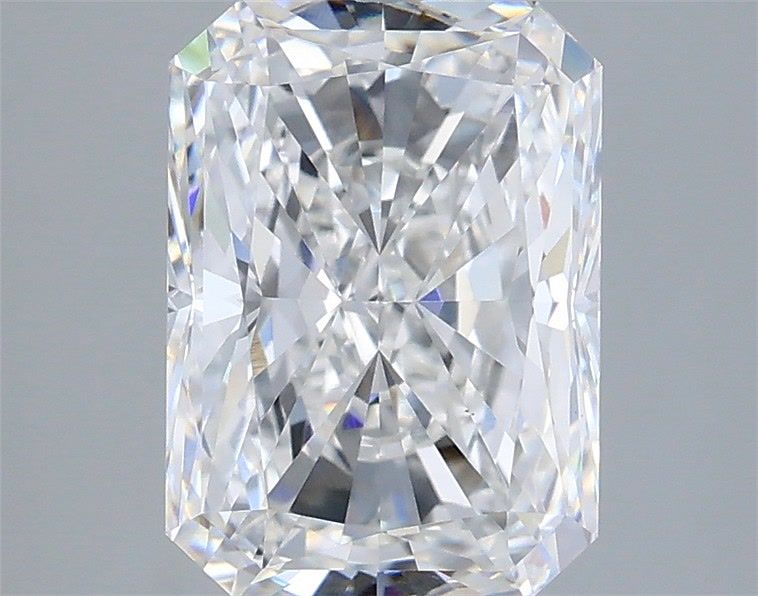 2.59 Carat Radiant Shaped, Ideal Cut, E Color, VS1 Clarity, IGI Certified Lab Grown Diamond