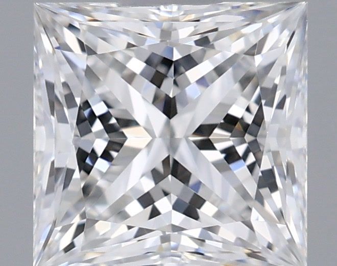 1.22 Carat Princess Shaped, Ideal Cut, E Color, IF Clarity, IGI Certified Lab Grown Diamond