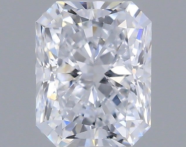 0.55 Carat Radiant Shaped, Very Good Cut, D Color, VVS2 Clarity, IGI Certified Lab Grown Diamond