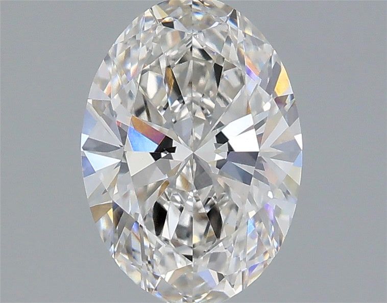 1.60 Carat Oval Shaped, Ideal Cut, G Color, VS1 Clarity, IGI Certified Lab Grown Diamond