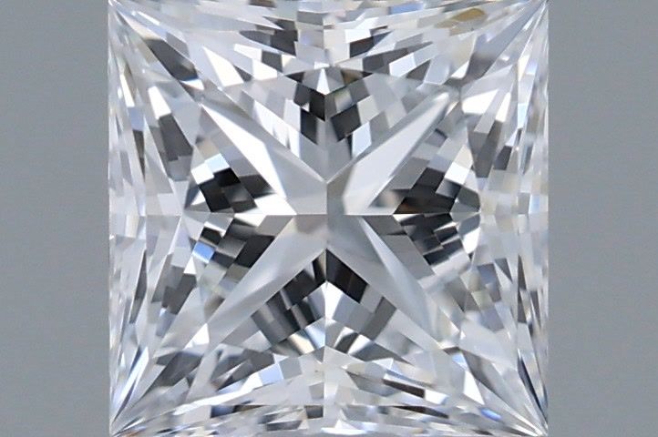 1.03 Carat Princess Shaped, Ideal Cut, E Color, VVS1 Clarity, IGI Certified Lab Grown Diamond