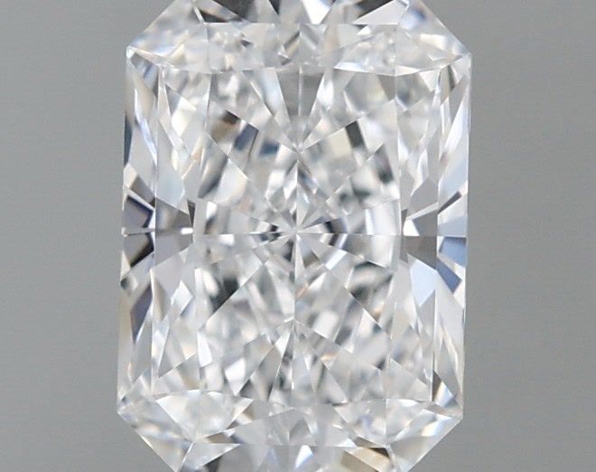 1.04 Carat Radiant Shaped, Ideal Cut, D Color, IF Clarity, IGI Certified Lab Grown Diamond