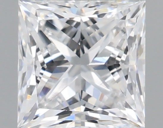 0.77 Carat Princess Shaped, Very Good Cut, D Color, VVS2 Clarity, IGI Certified Lab Grown Diamond