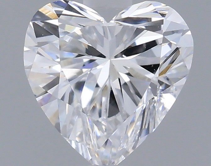 0.51 Carat Heart Shaped, Very Good Cut, D Color, VVS2 Clarity, IGI Certified Lab Grown Diamond