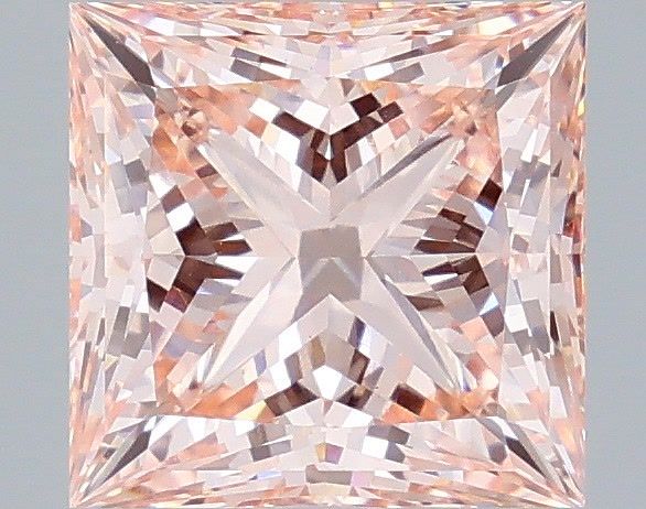 3.09 Carat Princess Shaped, Ideal Cut, VS1 Clarity, IGI Certified Lab Grown Diamond