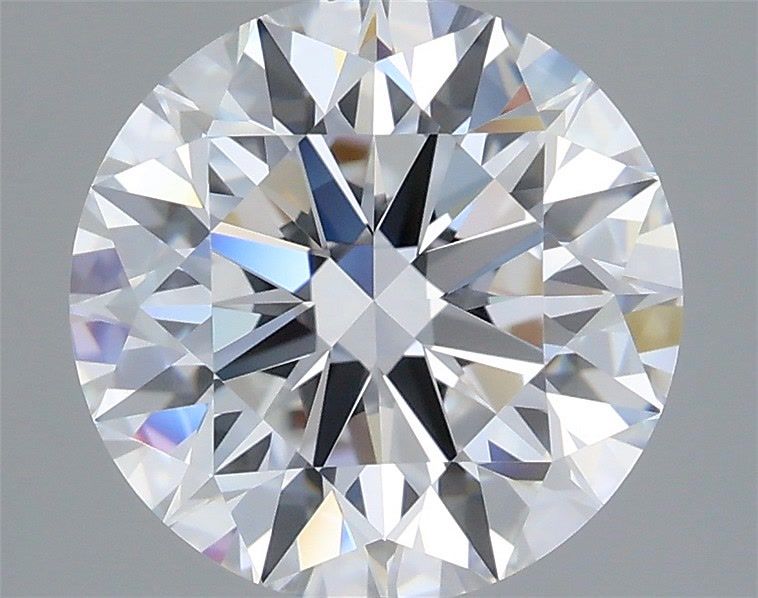 3.04 Carat Round Shaped, Ideal Cut, D Color, FL Clarity, IGI Certified Lab Grown Diamond