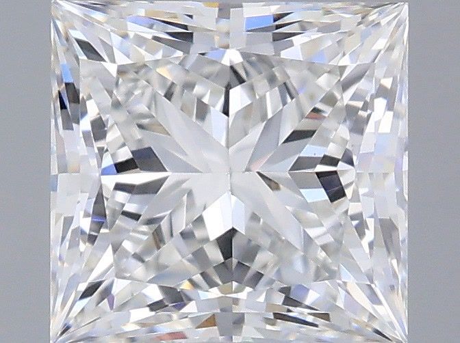1.04 Carat Princess Shaped, Very Good Cut, D Color, VS1 Clarity, IGI Certified Lab Grown Diamond