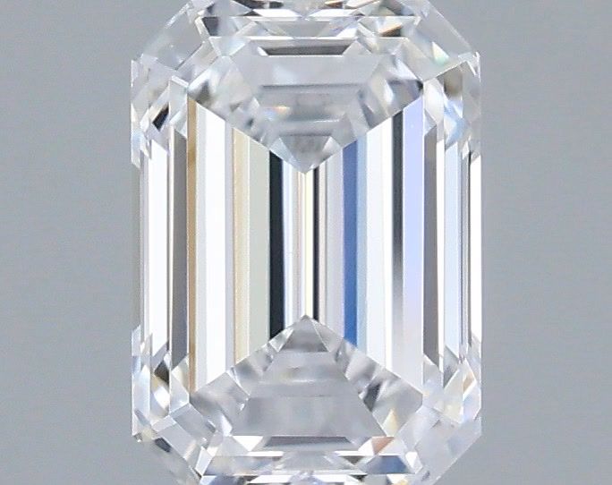 1.05 Carat Emerald Shaped, Very Good Cut, D Color, VS2 Clarity, IGI Certified Lab Grown Diamond