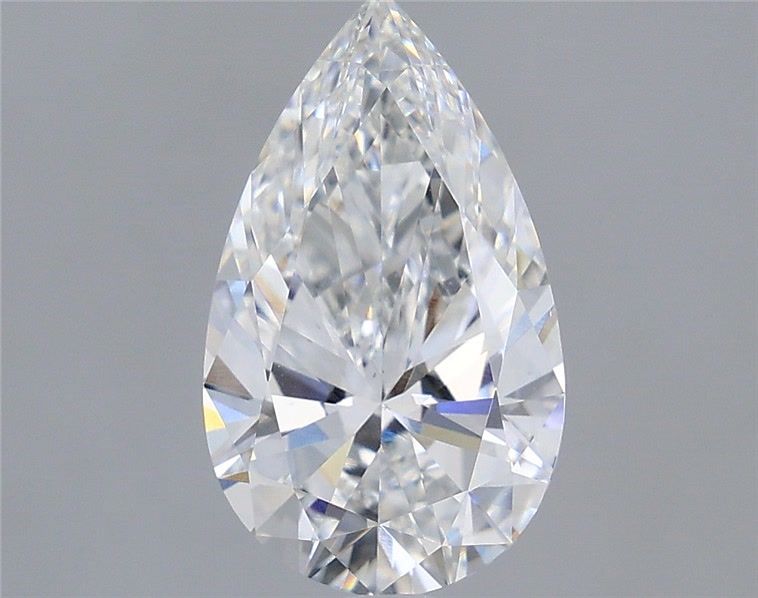 1.90 Carat Pear Shaped, Ideal Cut, E Color, VS1 Clarity, IGI Certified Lab Grown Diamond
