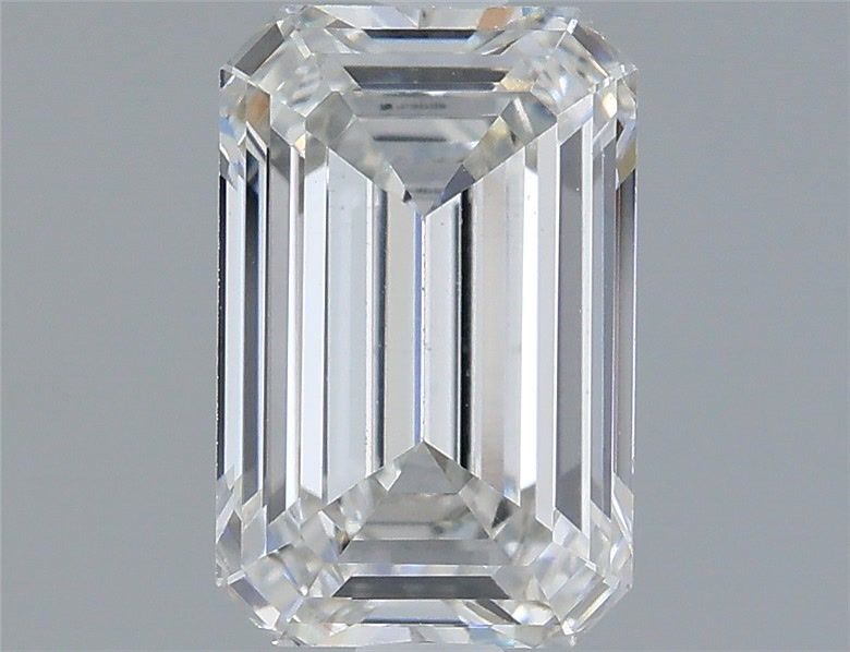 1.40 Carat Emerald Shaped, Ideal Cut, F Color, VS1 Clarity, IGI Certified Lab Grown Diamond