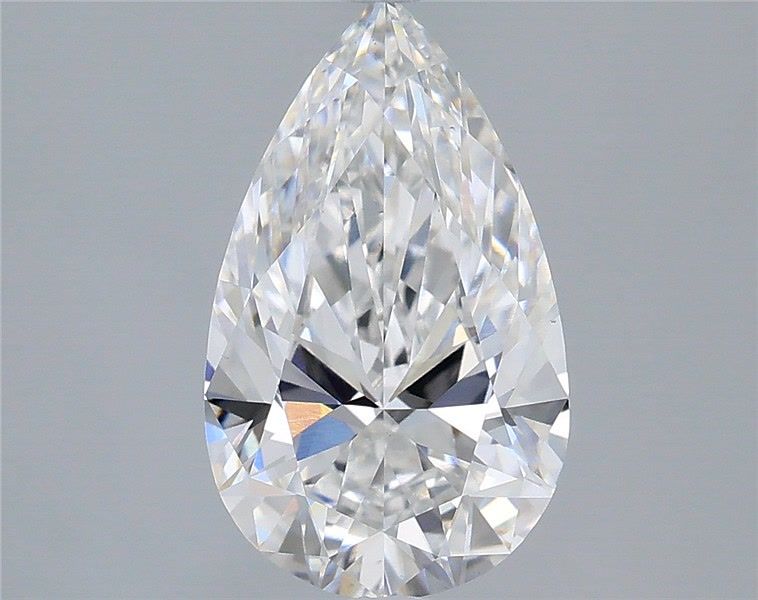 1.98 Carat Pear Shaped, Ideal Cut, E Color, VVS2 Clarity, IGI Certified Lab Grown Diamond