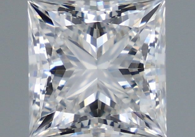 1.52 Carat Princess Shaped, Ideal Cut, F Color, VS1 Clarity, IGI Certified Lab Grown Diamond