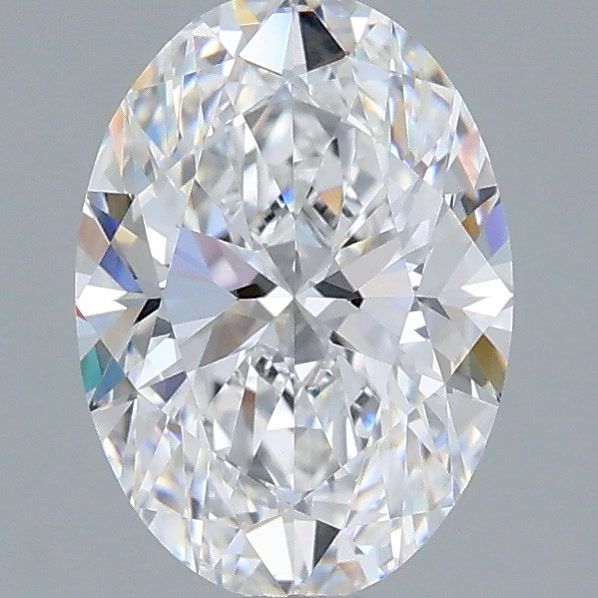 1.54 Carat Oval Shaped, Very Good Cut, D Color, FL Clarity, IGI Certified Lab Grown Diamond