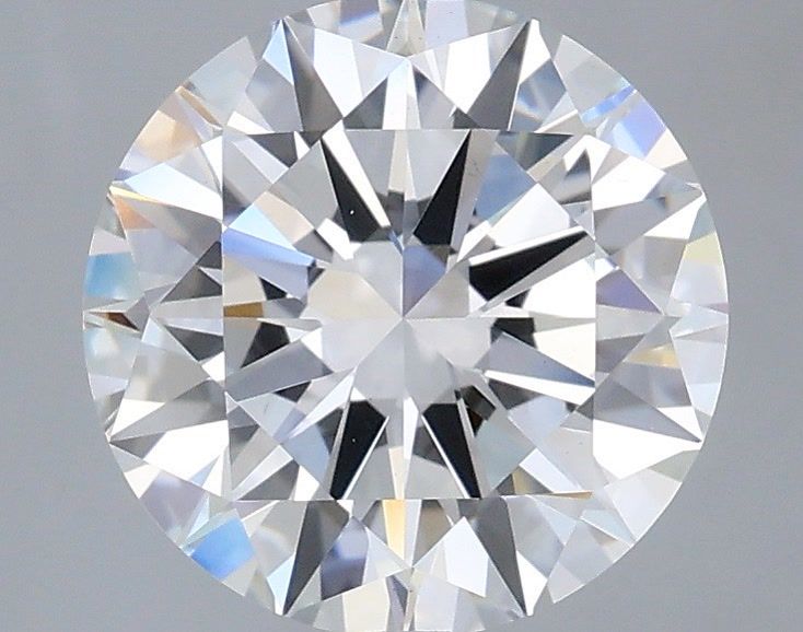 2.51 Carat Round Shaped, Excellent Cut, D Color, VS2 Clarity, IGI Certified Lab Grown Diamond