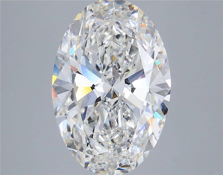 8.03 Carat Oval Shaped, Ideal Cut, F Color, VVS2 Clarity, IGI Certified Lab Grown Diamond