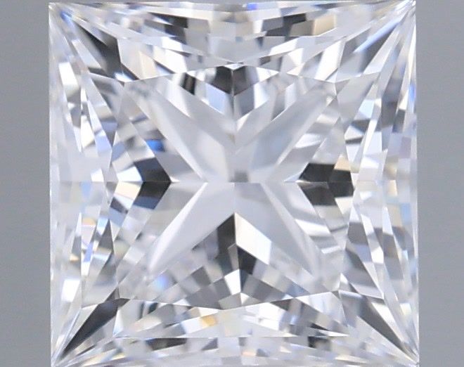 1.09 Carat Princess Shaped, Ideal Cut, D Color, VVS1 Clarity, IGI Certified Lab Grown Diamond