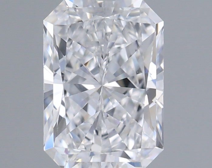 0.91 Carat Radiant Shaped, Ideal Cut, D Color, VS1 Clarity, IGI Certified Lab Grown Diamond