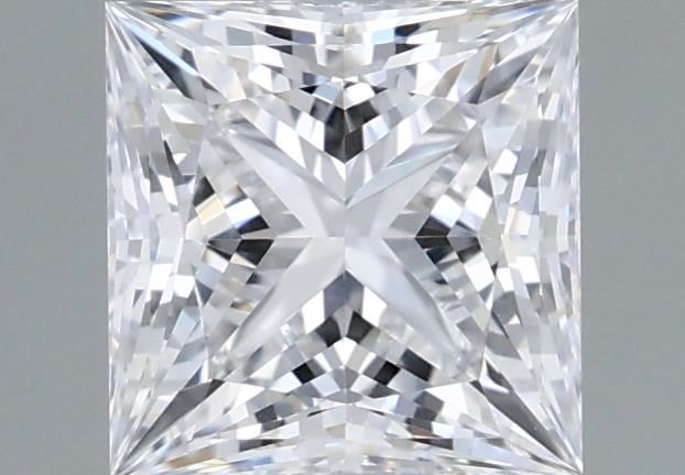 1.02 Carat Princess Shaped, Ideal Cut, D Color, IF Clarity, IGI Certified Lab Grown Diamond