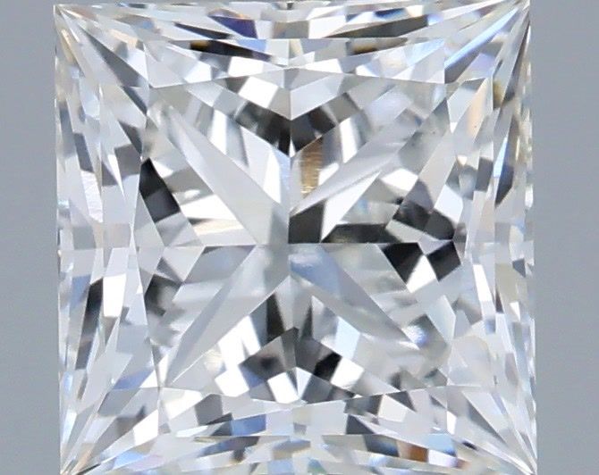 2.59 Carat Princess Shaped, Very Good Cut, F Color, VVS2 Clarity, IGI Certified Lab Grown Diamond