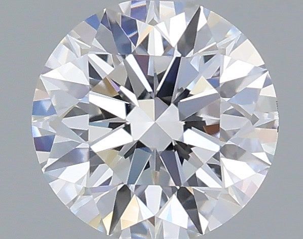 0.54 Carat Round Shaped, Ideal Cut, D Color, VS1 Clarity, IGI Certified Lab Grown Diamond