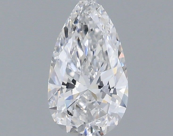0.46 Carat Pear Shaped, Excellent Cut, D Color, VS1 Clarity, IGI Certified Lab Grown Diamond