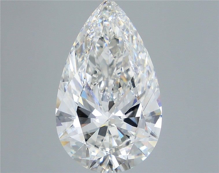 8.06 Carat Pear Shaped, Very Good Cut, F Color, VVS2 Clarity, IGI Certified Lab Grown Diamond