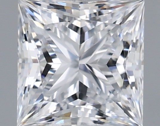 1.05 Carat Princess Shaped, Ideal Cut, D Color, VVS1 Clarity, IGI Certified Lab Grown Diamond