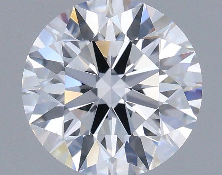 1.07 Carat Round Shaped, Ideal Cut, D Color, VVS2 Clarity, IGI Certified Lab Grown Diamond