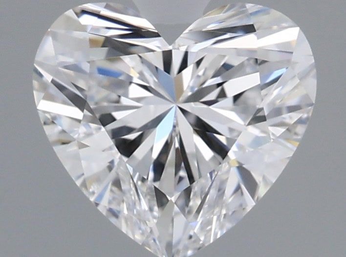 1.24 Carat Heart Shaped, Ideal Cut, D Color, VVS2 Clarity, IGI Certified Lab Grown Diamond