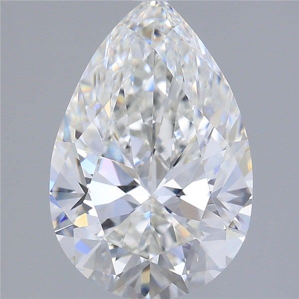 2.03 Carat Pear Shaped, Very Good Cut, E Color, VVS2 Clarity, IGI Certified Lab Grown Diamond