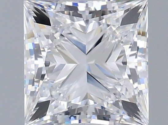 1.41 Carat Princess Shaped, Very Good Cut, D Color, VVS2 Clarity, IGI Certified Lab Grown Diamond