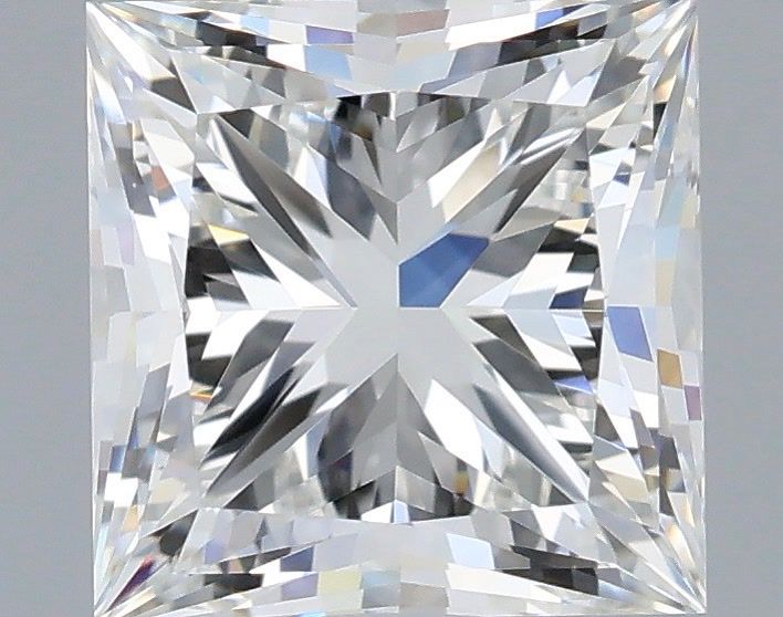 1.52 Carat Princess Shaped, Very Good Cut, F Color, VS1 Clarity, IGI Certified Lab Grown Diamond