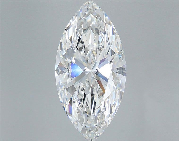 8.07 Carat Marquise Shaped, Very Good Cut, F Color, VVS2 Clarity, IGI Certified Lab Grown Diamond