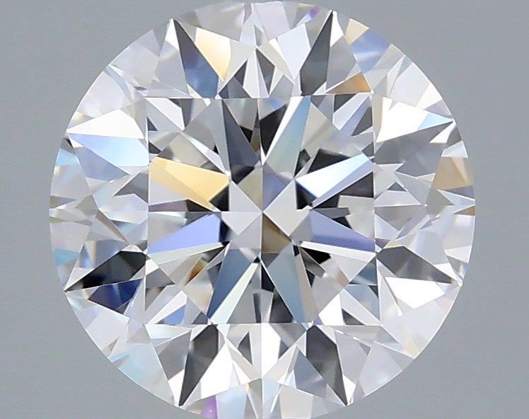2.75 Carat Round Shaped, Excellent Cut, D Color, VVS2 Clarity, IGI Certified Lab Grown Diamond