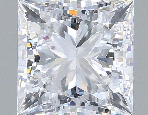 1.53 Carat Princess Shaped, Very Good Cut, D Color, VVS1 Clarity, IGI Certified Lab Grown Diamond