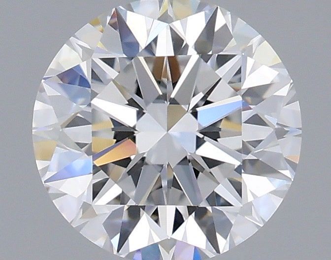 1.38 Carat Round Shaped, Ideal Cut, D Color, VVS2 Clarity, IGI Certified Lab Grown Diamond