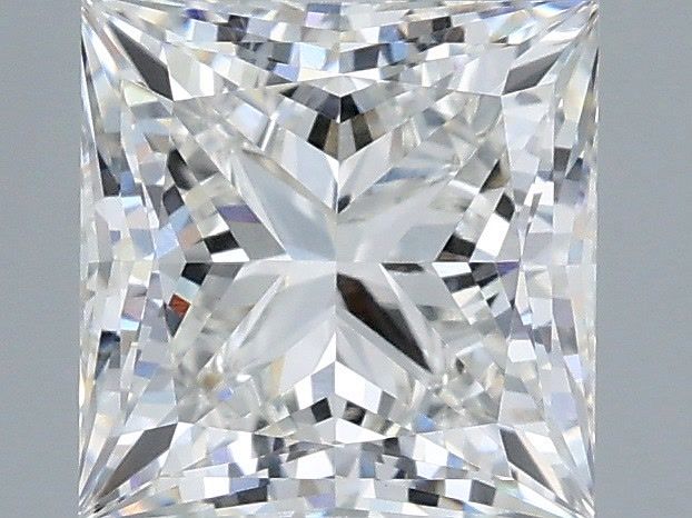 2.06 Carat Princess Shaped, Ideal Cut, G Color, VVS2 Clarity, IGI Certified Lab Grown Diamond