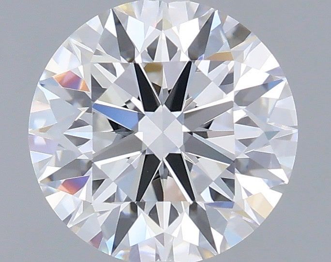 1.37 Carat Round Shaped, Ideal Cut, D Color, VVS2 Clarity, IGI Certified Lab Grown Diamond