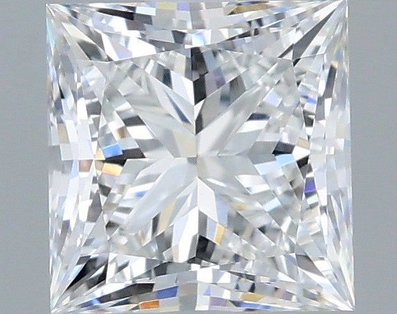 1.51 Carat Princess Shaped, Very Good Cut, E Color, VVS2 Clarity, IGI Certified Lab Grown Diamond