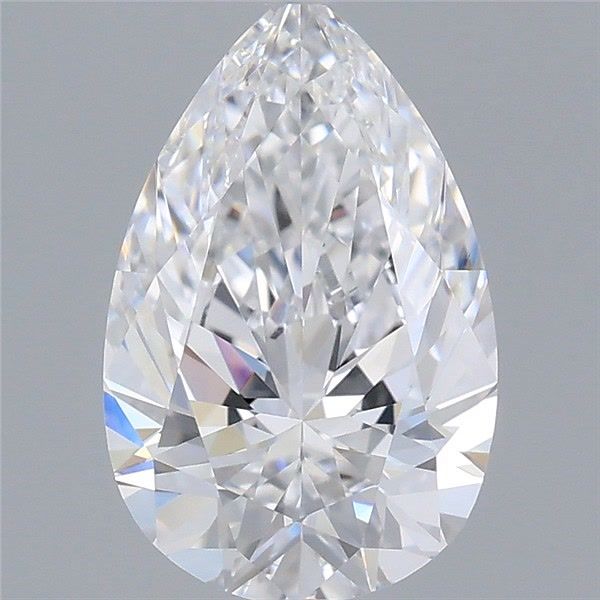 1.35 Carat Pear Shaped, Very Good Cut, D Color, VVS2 Clarity, IGI Certified Lab Grown Diamond