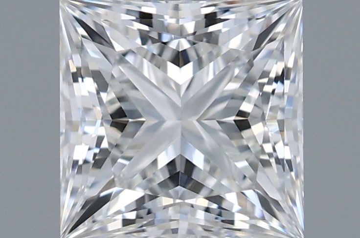 1.03 Carat Princess Shaped, Ideal Cut, E Color, VVS1 Clarity, IGI Certified Lab Grown Diamond
