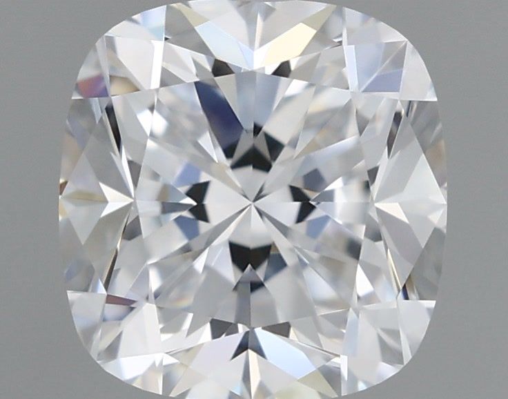 1.43 Carat Cushion Shaped, Ideal Cut, D Color, VVS2 Clarity, IGI Certified Lab Grown Diamond