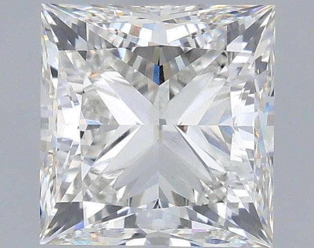 1.99 Carat Princess Shaped, Excellent Cut, F Color, VS1 Clarity, IGI Certified Lab Grown Diamond