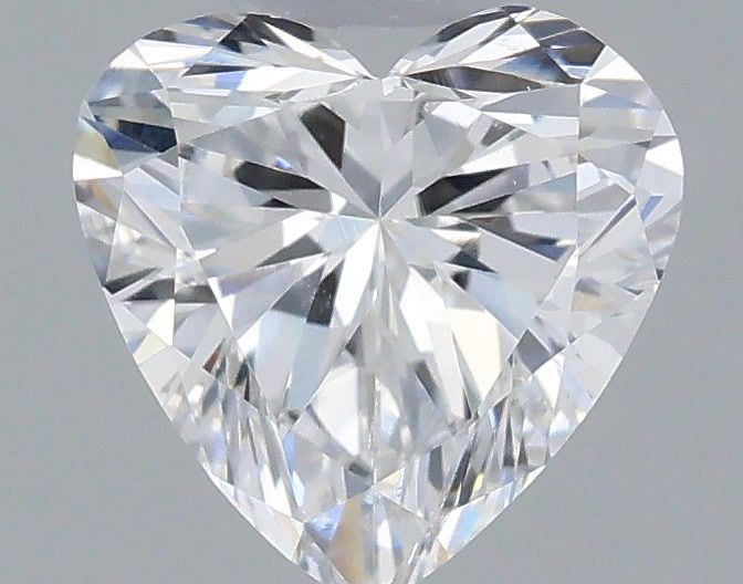 0.57 Carat Heart Shaped, Very Good Cut, D Color, VS1 Clarity, IGI Certified Lab Grown Diamond