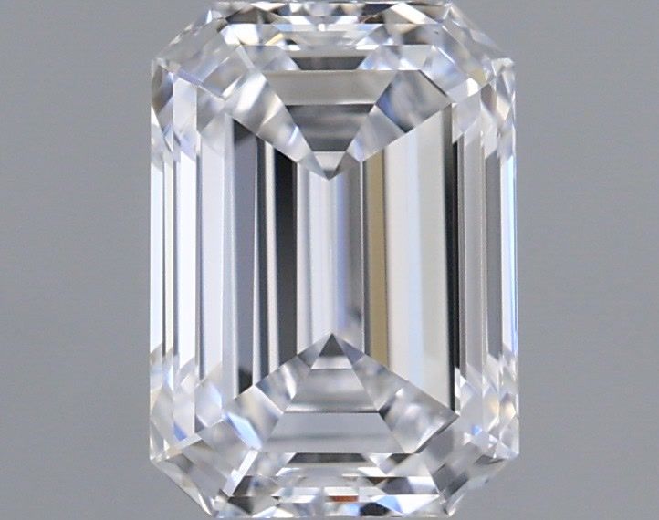 1.05 Carat Emerald Shaped, Ideal Cut, D Color, VS2 Clarity, IGI Certified Lab Grown Diamond