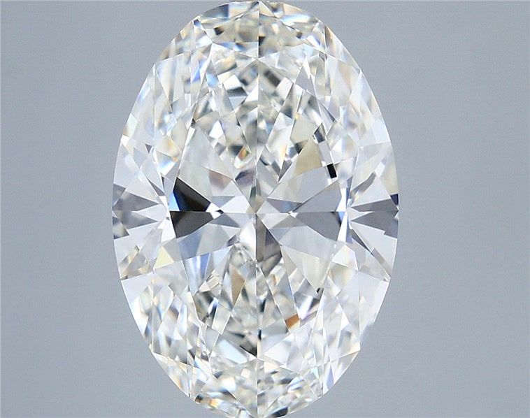 5.04 Carat Oval Shaped, Very Good Cut, G Color, VVS2 Clarity, IGI Certified Lab Grown Diamond