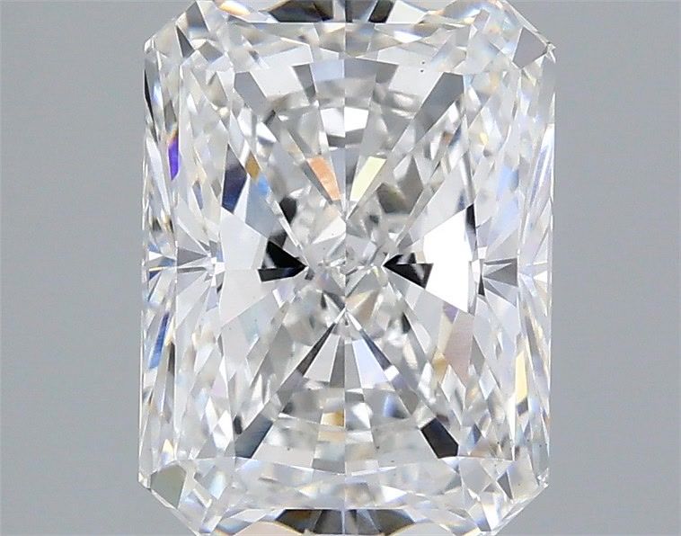 3.11 Carat Radiant Shaped, Ideal Cut, E Color, VS1 Clarity, IGI Certified Lab Grown Diamond