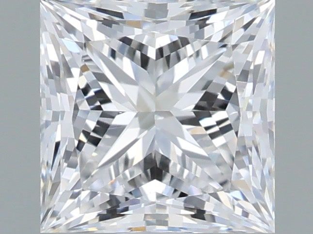 1.05 Carat Princess Shaped, Very Good Cut, D Color, VVS2 Clarity, IGI Certified Lab Grown Diamond